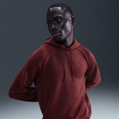 Nike Primary Fleece Dri-FIT UV Performance-hættetrøje til mænd - rød