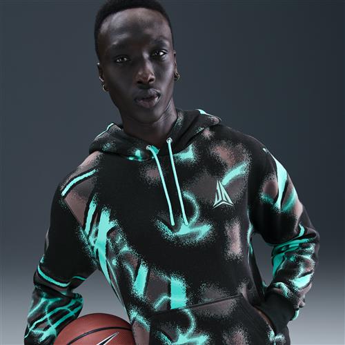 Ja Club Fleece-pullover-hættetrøje til mænd - grøn