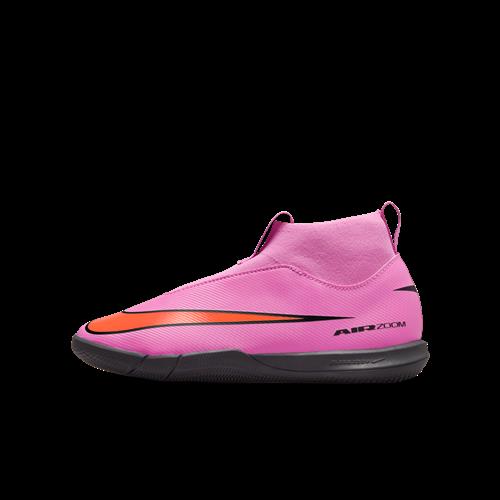 Nike Jr. Mercurial Superfly 10 Academy IC High-Top-fodboldsko til mindre/større børn - Pink