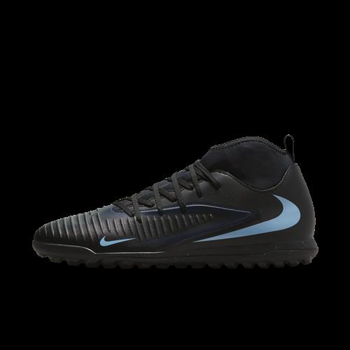 Nike Phantom 6 High Club-fodboldsko til grus - sort