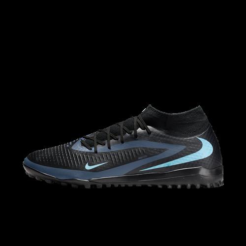 Nike Phantom 6 High Academy-fodboldsko til grus - sort