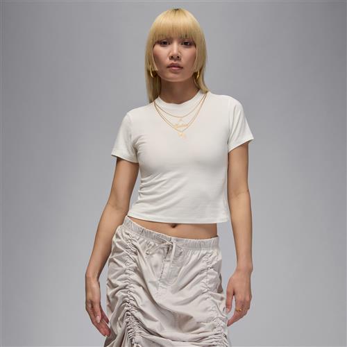 Jordan Flight-T-shirt med grafik til kvinder - hvid