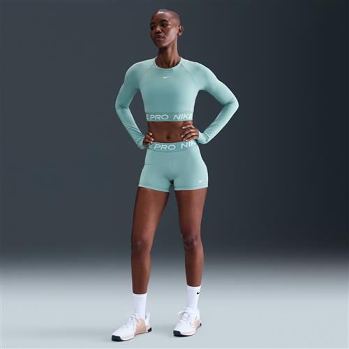 Nike Pro-shorts (8 cm) til kvinder - grøn