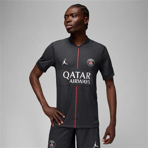 Paris Saint-Germain 2025/26 Match Fourth Jordan Dri-FIT ADV Authentic-fodboldtrøje til mænd - sort