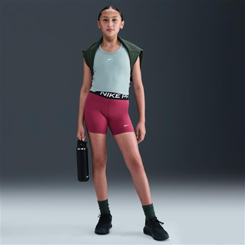 Nike Pro Dri-FIT-shorts til piger (7,6 cm) - lilla