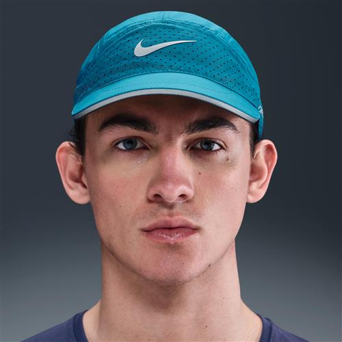 Ustruktureret Nike Fly Dri-FIT ADV-kasket med reflekterende design - blå