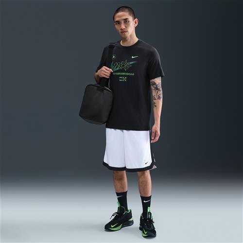 Nike DNA Academy Dri-FIT-basketballshorts til mænd (28 cm) - hvid