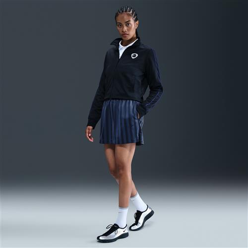 Nike -nederdel med jacquard-striber til kvinder - blå