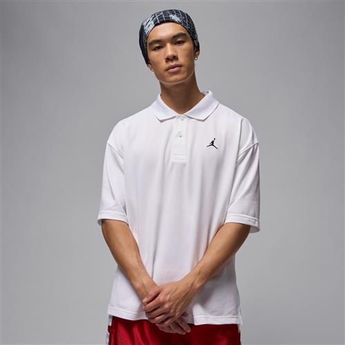 Jordan Brooklyn-polotrøje til mænd - hvid