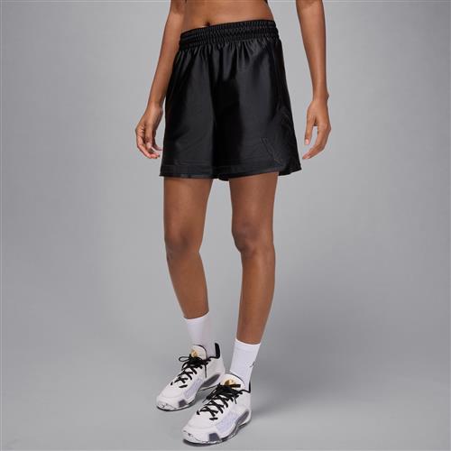 Jordan Sport Dri-FIT Diamond-shorts (10 cm) med print til kvinder - sort