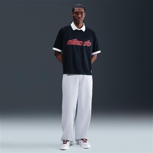 Løstsiddende Nike SB-skaterbukser i denim til mænd - grå