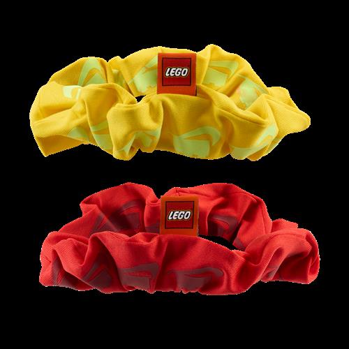 Rynkede Nike x LEGO® Collection-hårbånd (pakke med 2 stk.) - gul