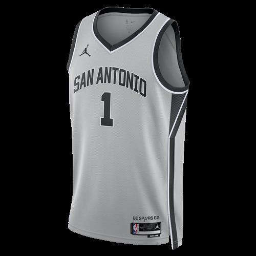 San Antonio Spurs 2025/26 Statement Edition Nike Dri-FIT NBA Swingman-trøje til mænd - grå