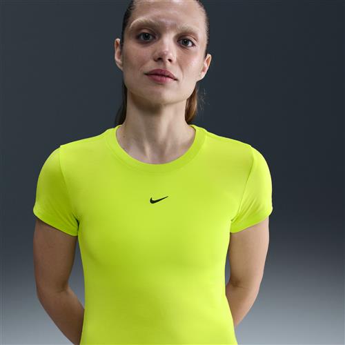 Maskinstrikket Nike Chill-T-shirt til kvinder - grøn