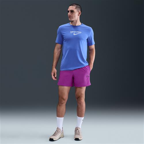 Nike Pro-træningsshorts Dri-FIT (15 cm) til mænd - lilla
