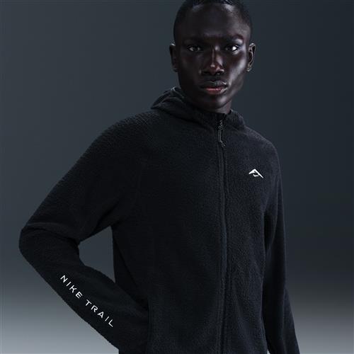 Nike Trail Dri-FIT-løbejakke i fleece til mænd - sort