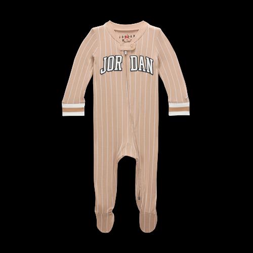 Jordan 23-heldragt i jersey med fødder til babyer (0-9 mdr.) - brun