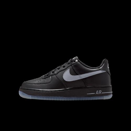 Nike Air Force 1-sko til større børn - sort
