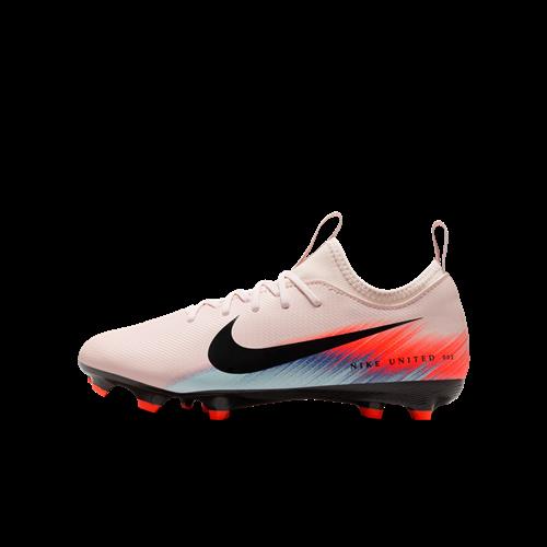 Nike United Jr. Mercurial Vapor 16 Academy Multi-Ground Low-Top-fodboldstøvler til større børn - Pink