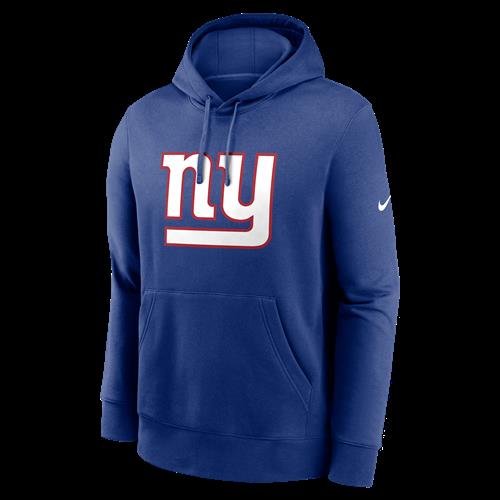 New York Giants Initial Home Sideline Nike NFL-hættetrøje til mænd - blå