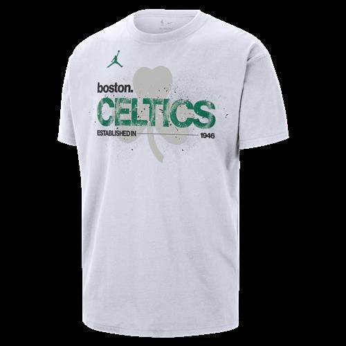 Boston Celtics Courtside Jordan '85 NBA Statement-T-shirt til mænd - hvid