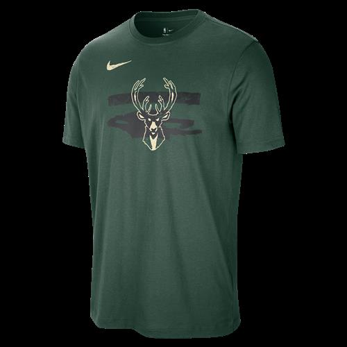 Milwaukee Bucks Courtside Nike NBA-T-shirt til mænd - grøn