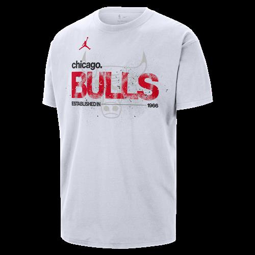Chicago Bulls Courtside Jordan '85 NBA Statement-T-shirt til mænd - hvid