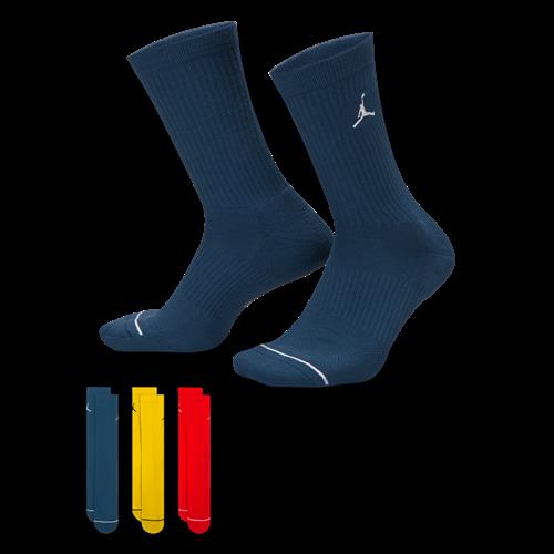 Jordan-hverdagscrewstrømper (3 par) - multifarvet