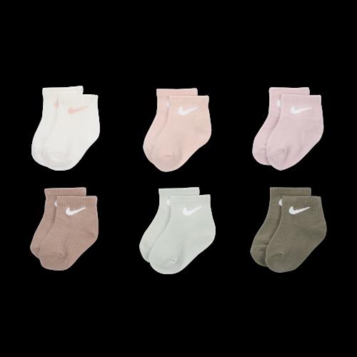 Nike-ankelstrømper til babyer (6 par) - hvid