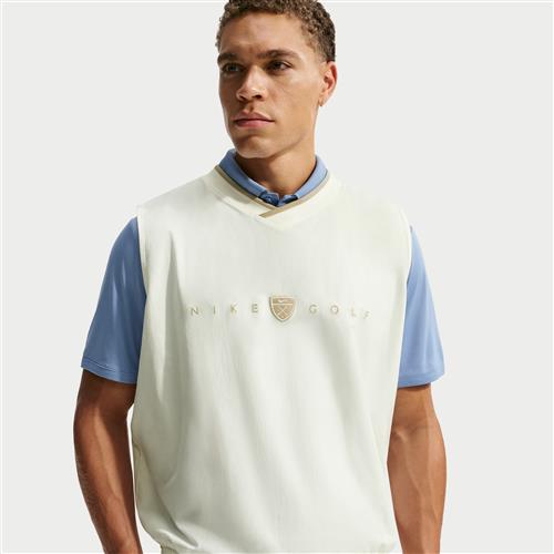 Oversized Nike Fairway Fresh Dri-FIT-golfvindvest til mænd - hvid