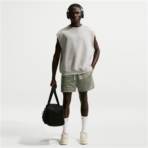 Nike Standard Issue Practice-basketballshorts i mesh (13 cm) til mænd - grå