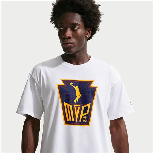 LeBron "Honor Society" Nike-basketball-T-shirt til mænd - hvid