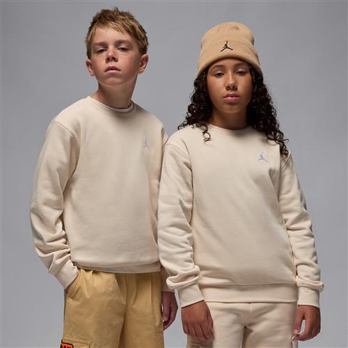 Jordan Brooklyn Fleece-crewtrøje til større børn - brun