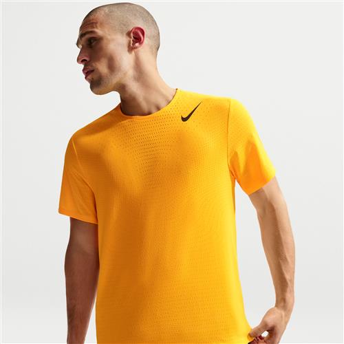 Kortærmet Nike AeroSwift Dri-FIT ADV-løbetop til mænd - Orange