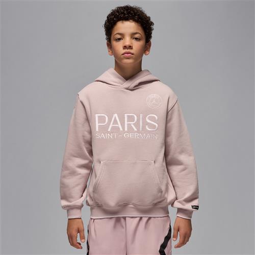 Jordan Paris Saint-Germain Statement-hættetrøje i fleece til større børn - Pink