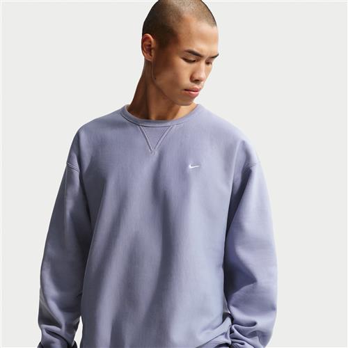 Nike Solo Swoosh-crewtrøje i fleece til mænd - lilla