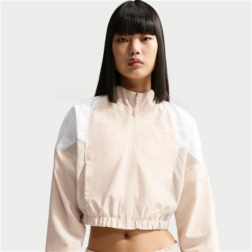 Nike Shrunken-løbejakke til kvinder - hvid