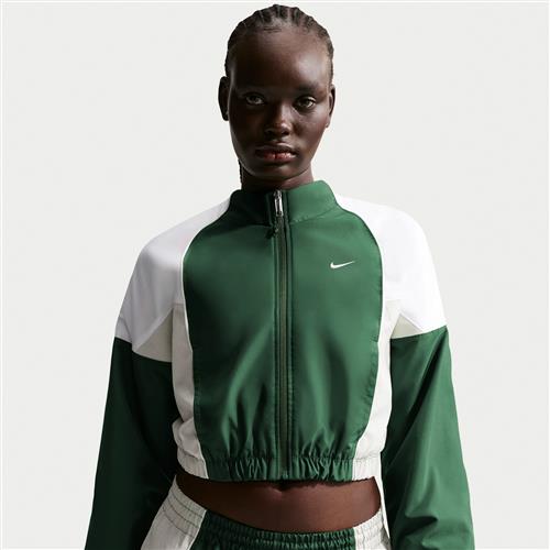 Nike Shrunken-løbejakke til kvinder - grøn