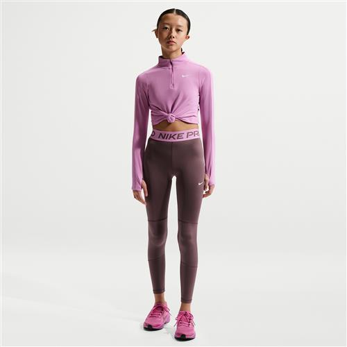 Nike Pro Dri-FIT-leggings til større børn (piger) - lilla