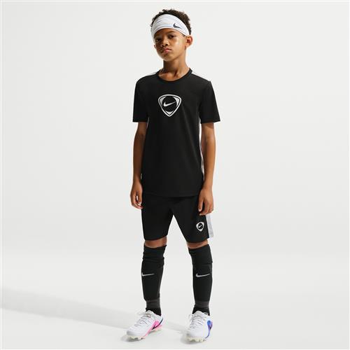 Nike Academy+ Dri-FIT-fodboldshorts til større børn - sort