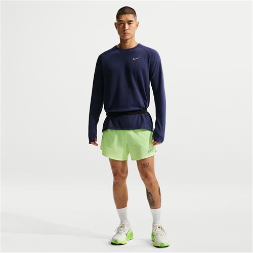 Nike Stride Dri-FIT-løbeshorts med indershorts (13 cm) til mænd - grøn