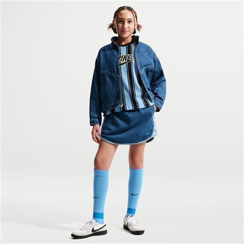 Nike Collection-denimnederdel til større børn (piger) - blå