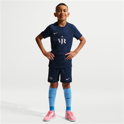Vini Jr. Academy Nike Dri-FIT-fodboldshorts til større børn - blå