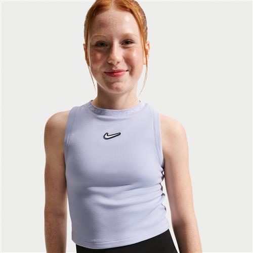 Nike Dri-FIT-tanktop til større børn (piger) - grå