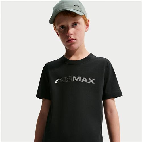 Nike Air Max-T-shirt til større børn - sort