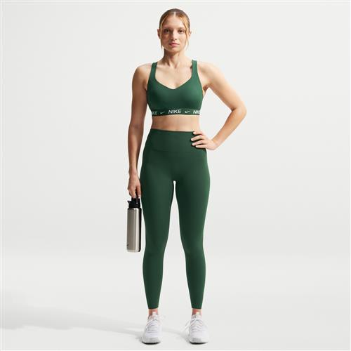 Nike Zenvy-leggings i 7/8-længde med høj talje og uden søm foran til kvinder - grøn