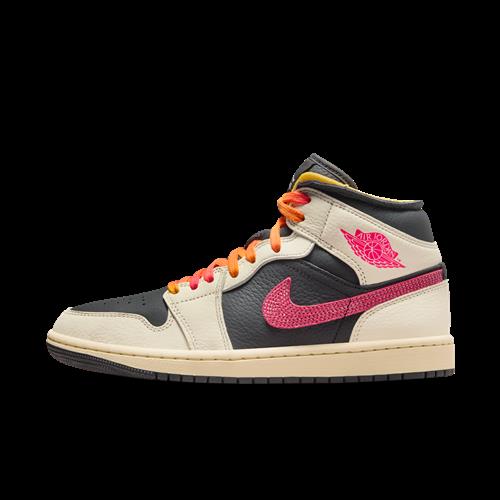 Air Jordan 1 Mid SE Edge-sko til kvinder - brun