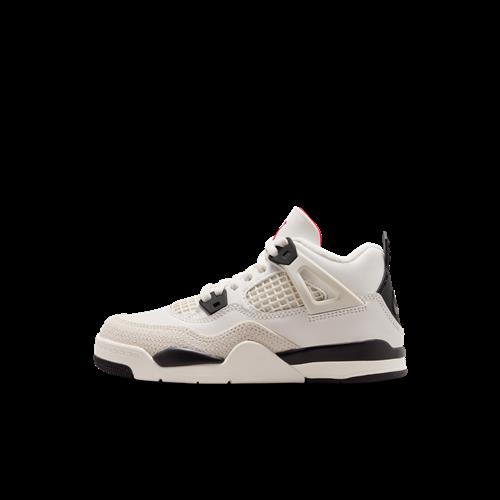 Jordan 4 Retro "Flight Club" sko til små børn - hvid