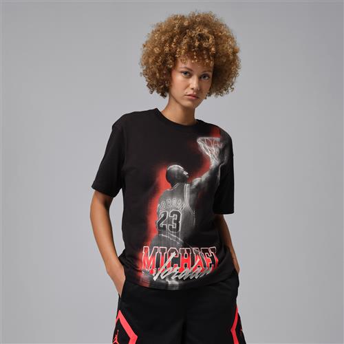 Jordan Sport Heritage Dri-FIT-T-shirt med grafik til kvinder - sort