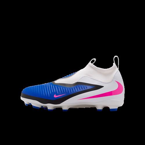 Nike Jr. Phantom 6 High Academy-fodboldstøvler til flere typer underlag til større børn - blå